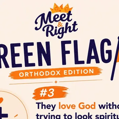 Green Flag #3: they love God without trying to look spiritual